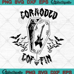 Hellfire Club SVG, Corroded Coffin SVG, Eddie Munson SVG, Stranger Things 4 SVG PNG EPS DXF, Cricut File