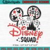 Mickey Disney Squad 2022 Silhouette Machine Embroidery Digitizing Design File