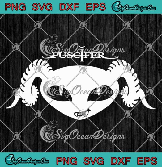 Puscifer Logo SVG American Rock Band SVG Music Gift SVG PNG EPS DXF Cricut File