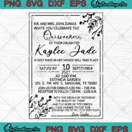 Quinceanera Birthday 15 Party SVG design featuring a festive quinceañera theme with elegant elements for craft projects.