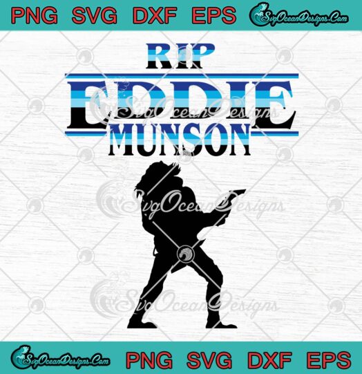 RIP Eddie Munson SVG, Stranger Things SVG, Vecna 80s Metal Rock SVG PNG EPS DXF, Cricut File