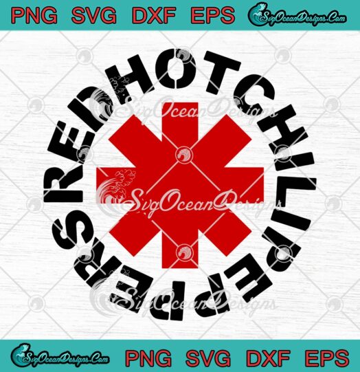 Red Hot Chili Peppers SVG, Rock Band SVG PNG EPS DXF, Cricut File