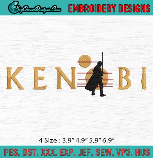 Star Wars Obi Wan Kenobi Star Wars Movies Embroidery File