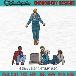 Stranger Things Season 4 Embroidery, Max Floating Embroidery, Max Mayfield Embroidery, Machine Embroidery Digitizing Design File