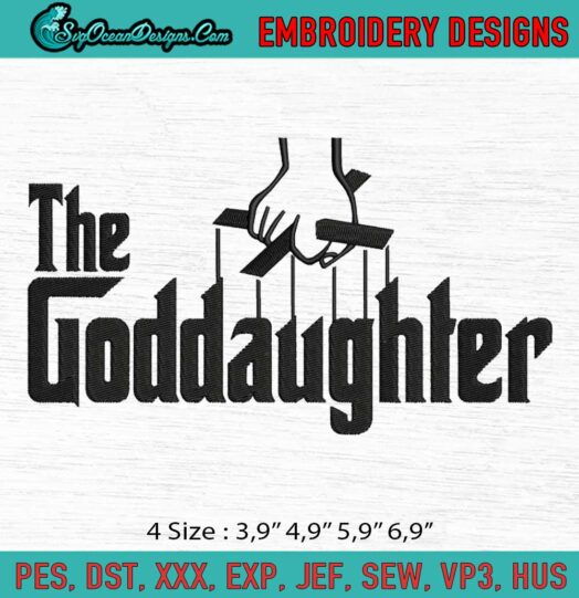 The Goddaughter Logo Embroidery File