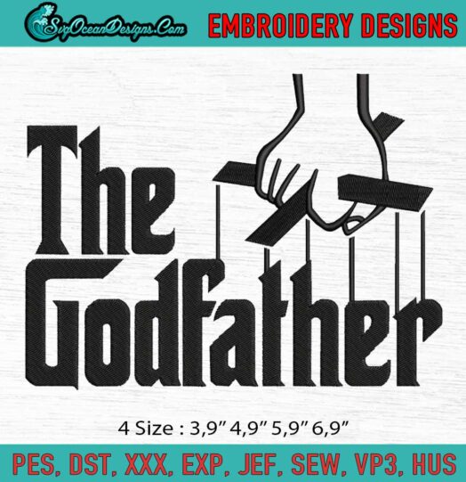 The Godfather Logo Embroidery File