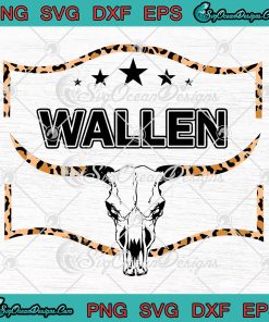 Wallen Western Morgan Wallen SVG - Retro Cowboy Wallen SVG PNG EPS