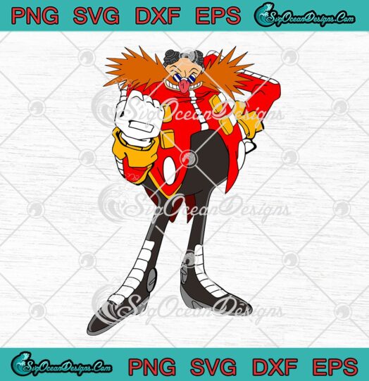 Doctor Eggman SVG, Sonic The Hedgehog SVG, Dr. Eggman Art SVG PNG EPS DXF PDF, Cricut File