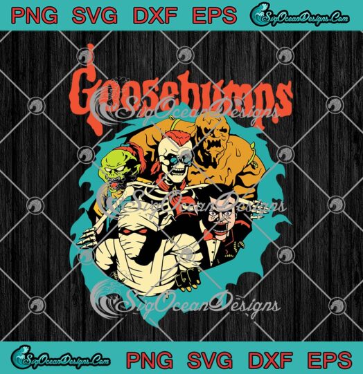 Goosebumps Horror Movie Halloween SVG, Gift For Fan SVG PNG EPS DXF PDF, Cricut File