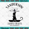 Hocus Pocus Sanderson Candle Crafts SVG, Halloween Est. 1692 SVG PNG EPS DXF PDF, Cricut File