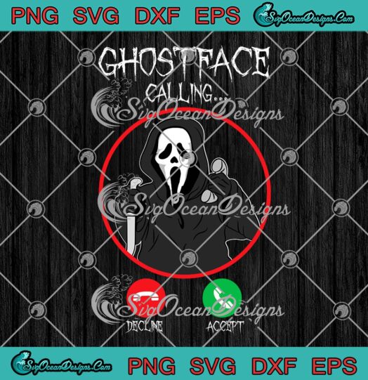 Holiday 365 Halloween, Ghostface Calling SVG, Funny Halloween Gift SVG PNG EPS DXF PDF, Cricut File