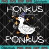 Honkus Ponkus Happy Waddling SVG, Halloween Witch Duck Funny SVG PNG EPS DXF PDF, Cricut File