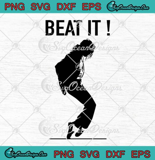 Michael Jackson Beat It SVG, Michael Jackson Gift For Fan SVG PNG EPS DXF PDF, Cricut File