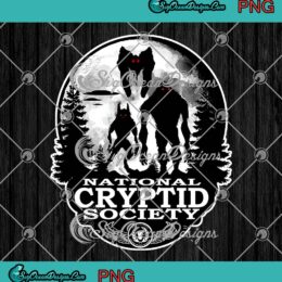 National Cryptid Society PNG, Bigfoot Dogman Mothman UFO Halloween PNG JPG, Digital Download