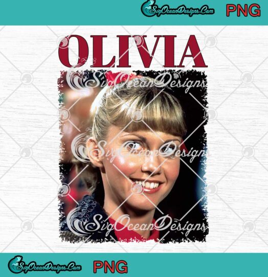 Olivia Newton John 70s Vintage PNG, Rip Olivia Graphic Art PNG JPG, Digital Download