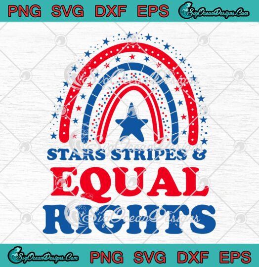 Pro Choice Boho Rainbow Feminist SVG, Stars Stripes Equal Rights 2022 SVG PNG EPS DXF PDF, Cricut File