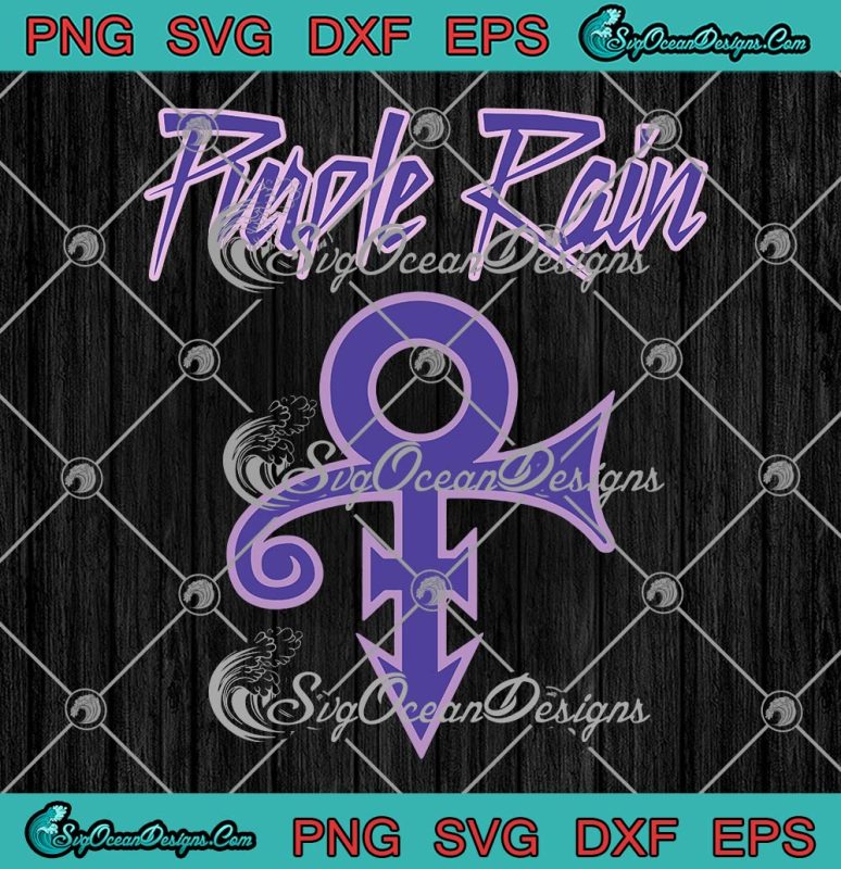 Purple Rain SVG, Love Symbol Album Logo SVG PNG EPS DXF PDF, Cricut ...