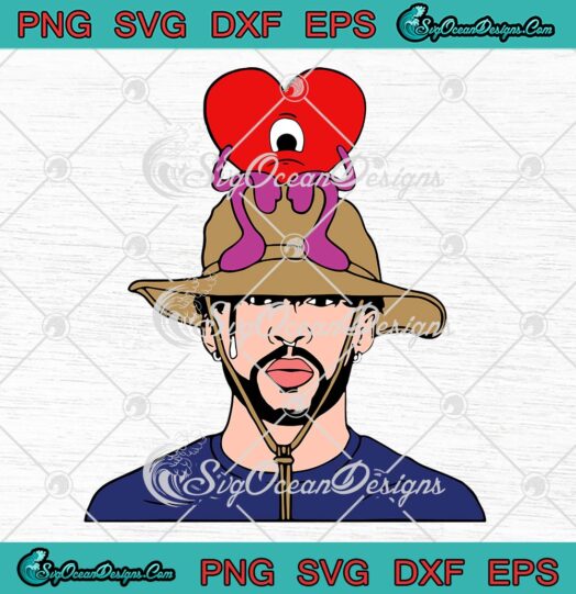Sad Heart Bad Bunny SVG Un Verano Sin Ti SVG Music Album Gift For Fan SVG PNG EPS DXF Cricut File