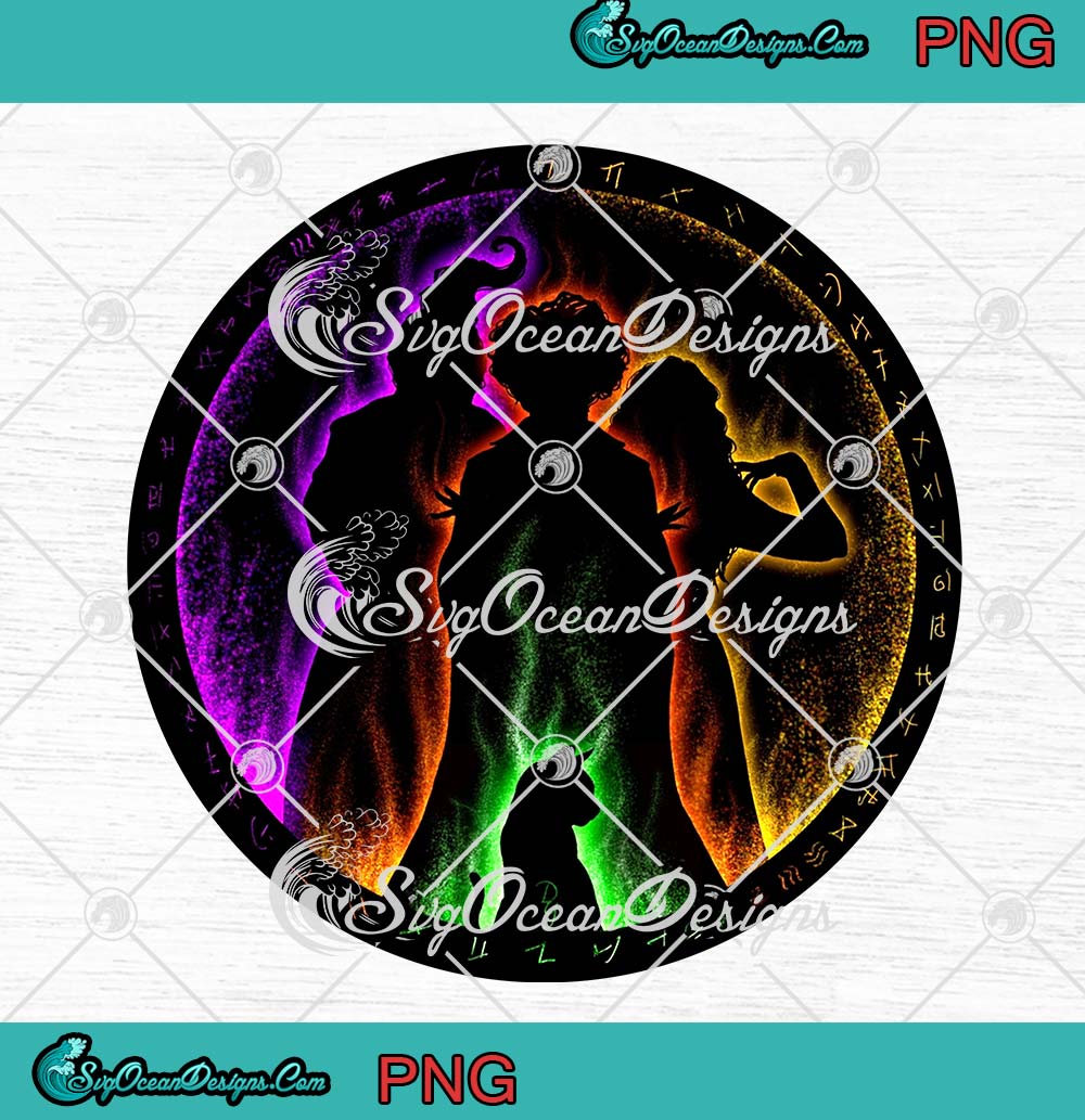 Sanderson Sisters And Binx PNG JPG, Hocus Pocus Halloween Graphic Clipart PNG JPG, Digital Download