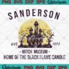 Sanderson Witch Museum Est. 1693 SVG, Halloween Hocus Pocus SVG PNG EPS DXF PDF, Cricut File
