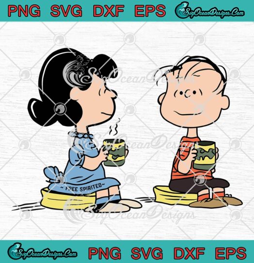 Snoopy Linus And Lucy Peanuts SVG Cartoon Kids Gift SVG PNG EPS DXF PDF Cricut File