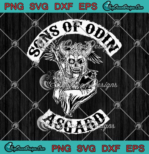 Sons Of Odin SVG, Asgard SVG PNG EPS DXF PDF, Cricut File