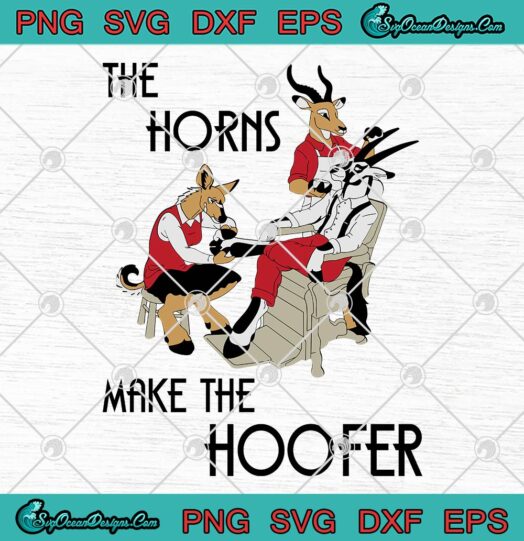 The Horns Make The Hoofer SVG PNG EPS DXF PDF Cricut File