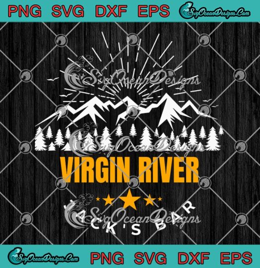 Virgin River Jack's Bar Vintage Retro SVG, Virgin River Gift SVG PNG EPS DXF PDF, Cricut File