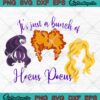 Witch Hair SVG, It’s Just A Bunch Of Hocus Pocus SVG, Halloween Outfit SVG PNG EPS DXF PDF, Cricut File