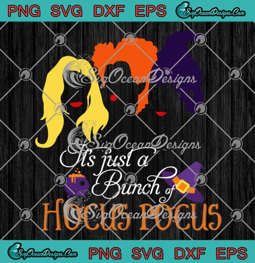 Witchy Hair Hocus Pocus SVG, Sanderson Sisters SVG, Halloween Outfit SVG PNG EPS DXF PDF, Cricut File
