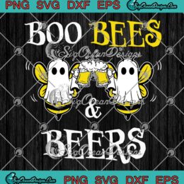 Boo Bees And Beers SVG PNG, Boo Bees Couples Gift SVG, Halloween Costume SVG PNG EPS DXF PDF, Cricut File