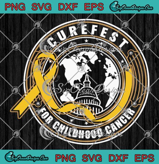 CureFest For Childhood Cancer SVG PNG, CureFest 2022 SVG PNG EPS DXF PDF, Cricut File