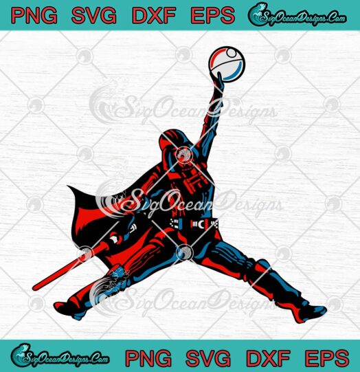 Darth Vader Star Wars Air Jordan SVG, Air Vader Movie SVG PNG EPS DXF PDF, Cricut File