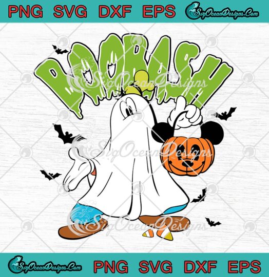 Disney Goofy Boo Bash Halloween SVG, Goofy Ghost Mickey Pumpkin Bat SVG PNG EPS DXF PDF, Cricut File