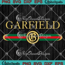 Garfield Name Personalized Royal Luxury SVG, Gift For Men Women Boy SVG PNG EPS DXF PDF, Cricut File