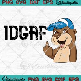 Otter IDGAF Funny Otter Lovers SVG, Cute Gift SVG PNG EPS DXF PDF, Cricut File