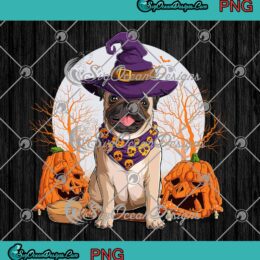 Pitbull Witch Halloween Moon Pumpkin PNG, Happy Halloween PNG JPG Clipart, Digital Download