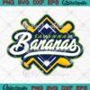 Savannah Bananas Logo MLB SVG PNG, Savannah Bananas Baseball Team SVG PNG EPS DXF PDF, Cricut File