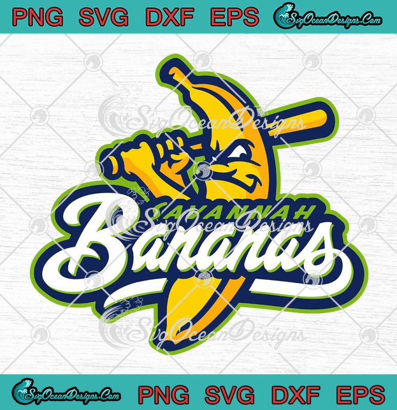 Savannah Bananas SVG PNG, Savannah Baseball Team MLB Gift SVG PNG EPS ...