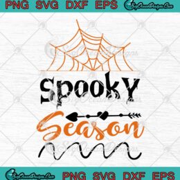 Spooky Season Halloween Funny SVG, Spooky Halloween Quote SVG PNG EPS DXF PDF, Cricut File