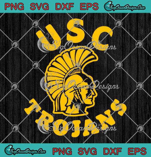 USC Trojans Vintage Tournament Logo SVG, USC University Of Southern California SVG PNG EPS DXF PDF, Cricut File