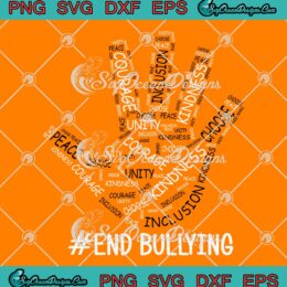 Unity Day Orange Kids 2022 SVG, End Bullying SVG, Love Sign Language Anti Bullying SVG PNG EPS DXF PDF, Cricut File