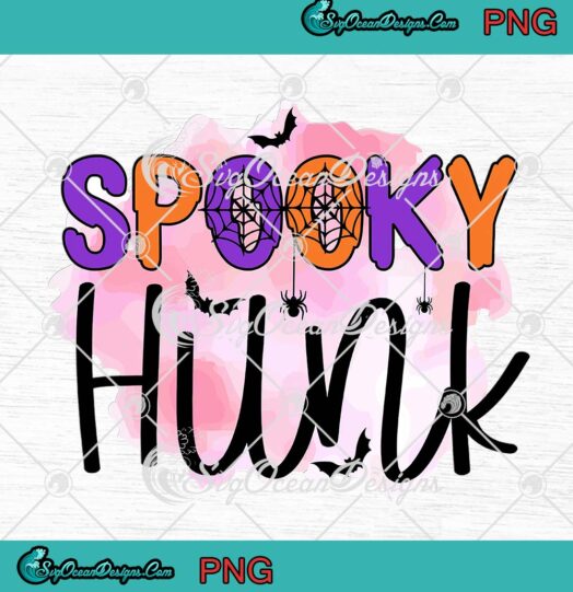 Halloween Spooky Hunk Retro PNG JPG, Couple Matching Gift For Him PNG JPG Clipart, Digital Download