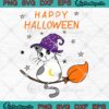 Happy Halloween Cute Witch Kitten SVG, Halloween Kitty 2022 SVG PNG EPS DXF PDF, Cricut File