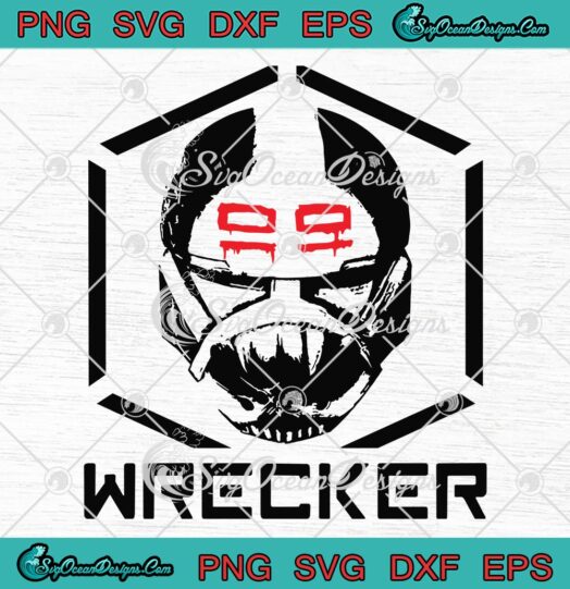 Star Wars Wrecker The Clone Wars SVG, The Bad Batch Wrecker SVG PNG EPS DXF PDF, Cricut File