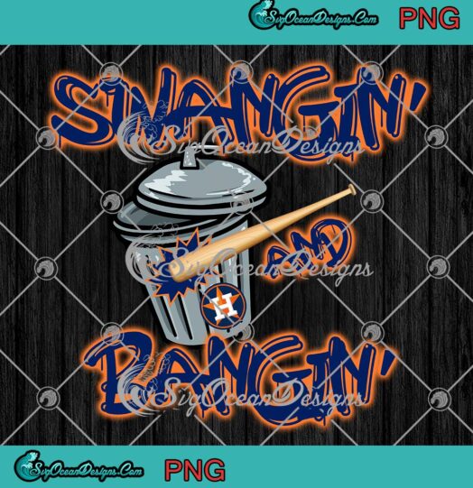 Swangin And Bangin Houston Astro PNG, Baseball Sign Stealing Meme PNG JPG Clipart, Digital Download