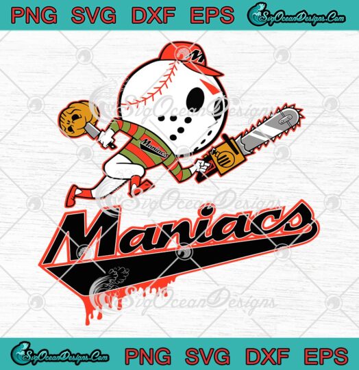 The Maniacs Halloween Version SVG, Horror Maniacs Halloween SVG PNG EPS DXF PDF, Cricut File
