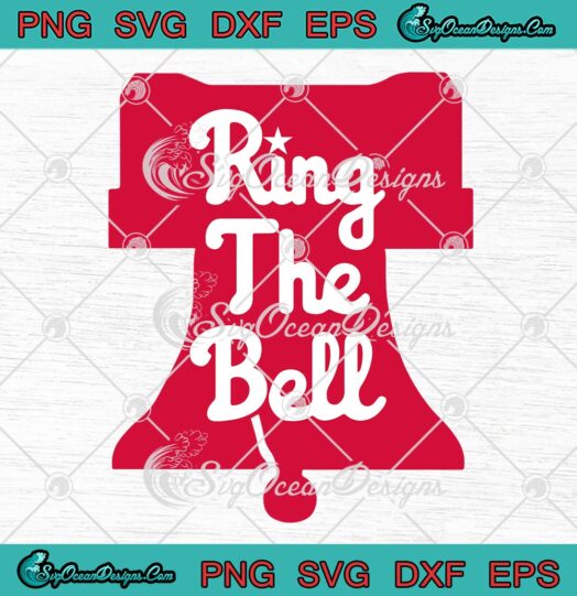 Vintage Philly Ring The Bell SVG PNG, Philadelphia Baseball Christmas SVG PNG EPS DXF PDF, Cricut File