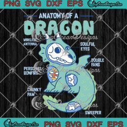 Anatomy Of A Dragon Funny SVG, Explanation Of A Dragon Meme SVG PNG EPS DXF PDF, Cricut File