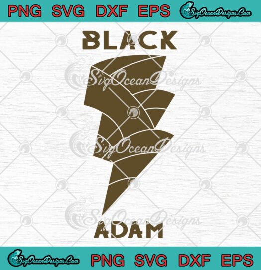 Black Adam Symbol DC Comics SVG, Movie Trending 2022 SVG PNG EPS DXF PDF, Cricut File